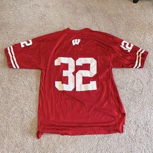 Men’s Rare Vintage Adidas Wisconsin Football Jersey #32 John Clay 2010